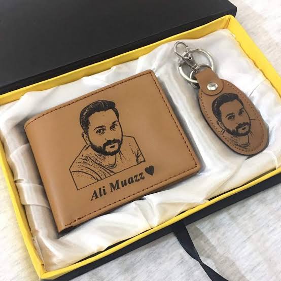 Customized Picture Wallet + Keychain